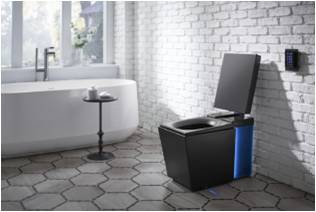 Numi Intelligent toilet with touch-screen remote